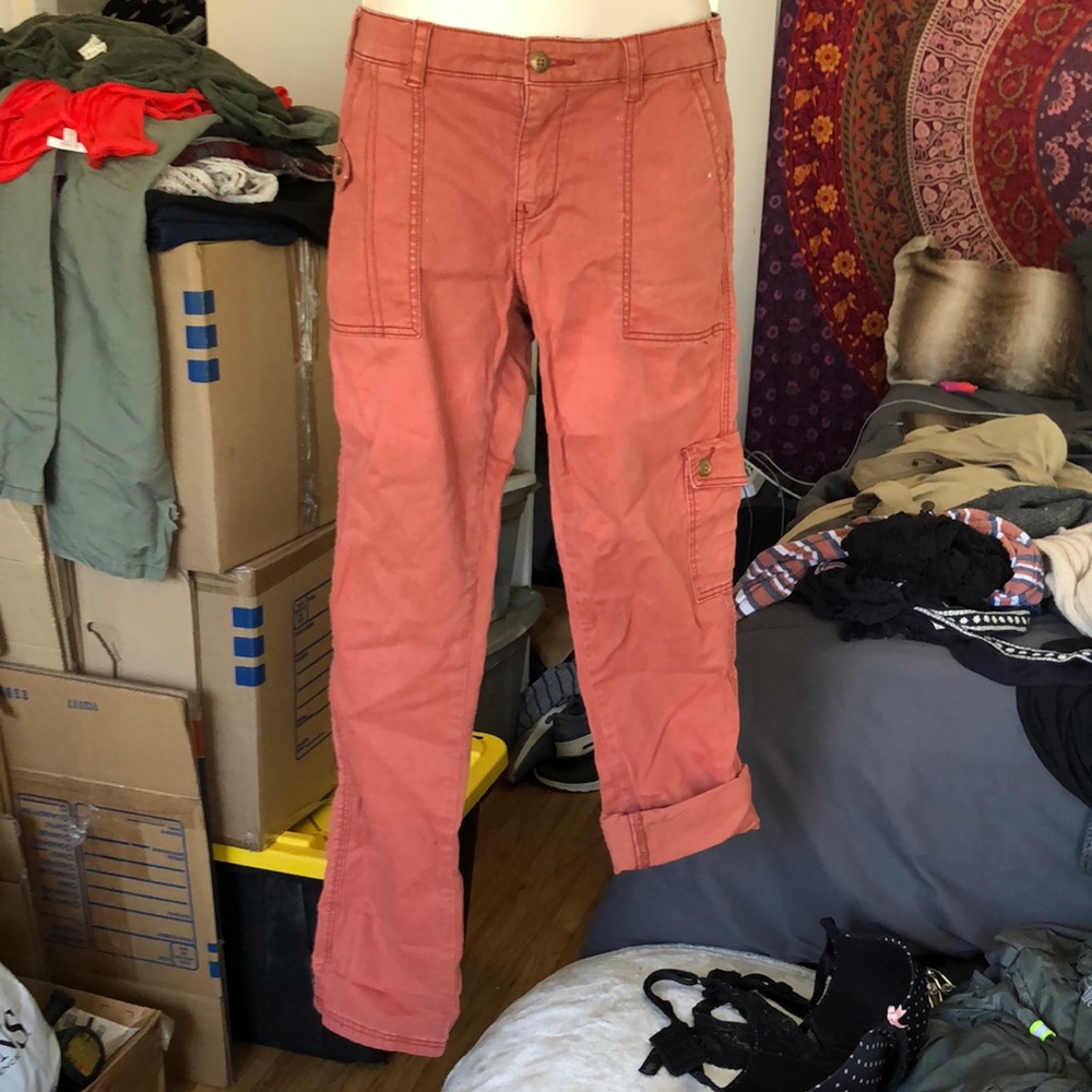 Daughters of the Liberation cargo pants in rust, size 28